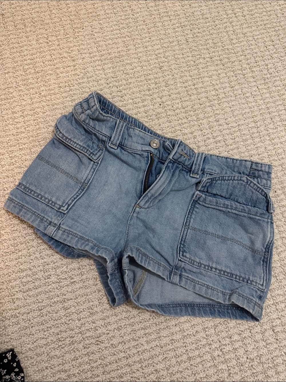 Divided Light Blue Denim Cargo Shorts